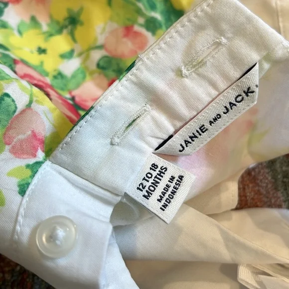 Janie and Jack Floral Print Top - Picture 4 of 4